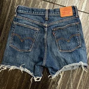 Levi’s button fly “white oak” shorts